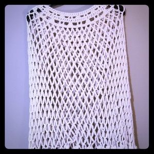 Vintage white shawl